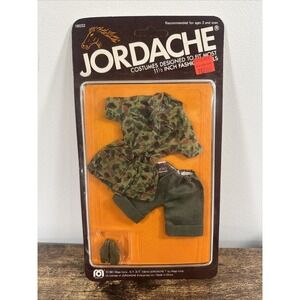 Jordache No. 18032 3 Piece Outfit Mego Doll Outfit Camo Safari NIP